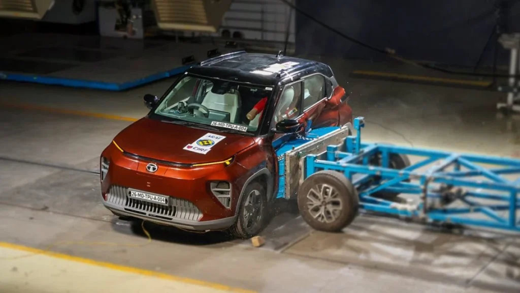 Tata Punch EV Facelift Secures Full 5-Star Bharat NCAP Rating