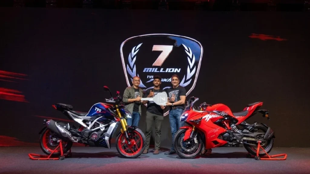 Two Decades of Racing DNA: TVS Apache Crosses the Iconic 70 Lakh Global Sales Milestone