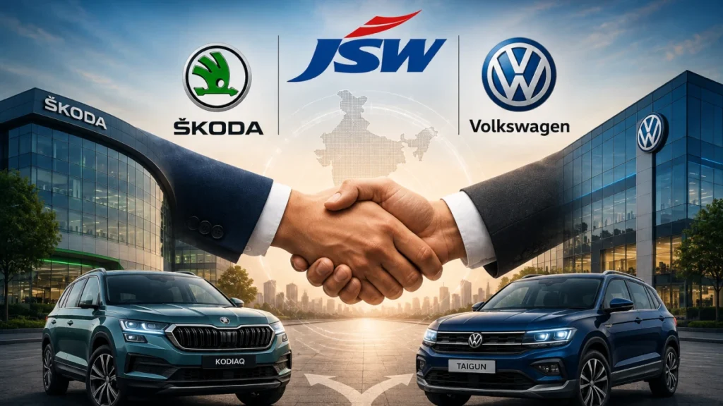 JSW Group in Advanced Talks for Majority Stake in Skoda Auto Volkswagen India: JV Structure, IMP EV Platform, and Market Impact