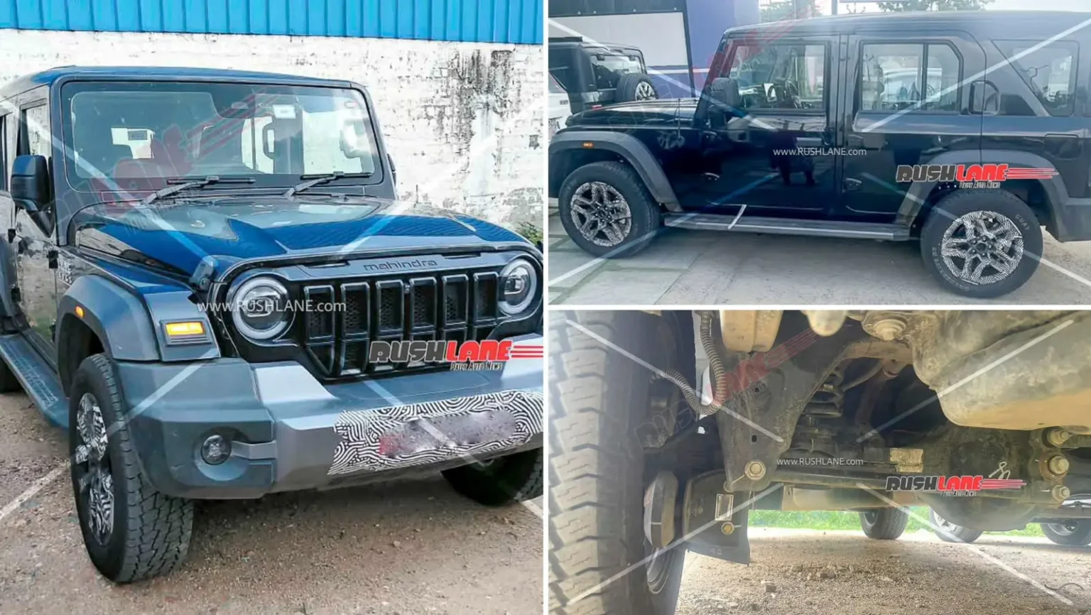 Mahindra Thar Roxx Spied With New Alloy Wheels and DaVinci Suspension Thar Roxx Da Vinci Suspension