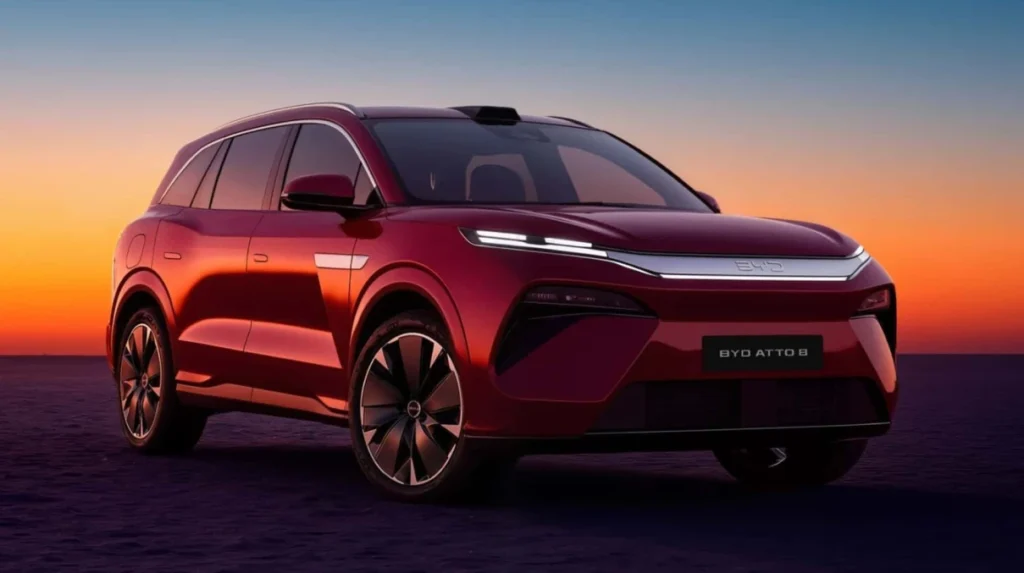 BYD Atto 8 Debuts at Paris Motor Show 2026: Flagship 7-Seat SUV with Ultra-Fast Flash Charging BYD Atto 8 Paris